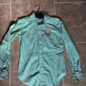 Ralph Lauren Striped Button-Up Shirt